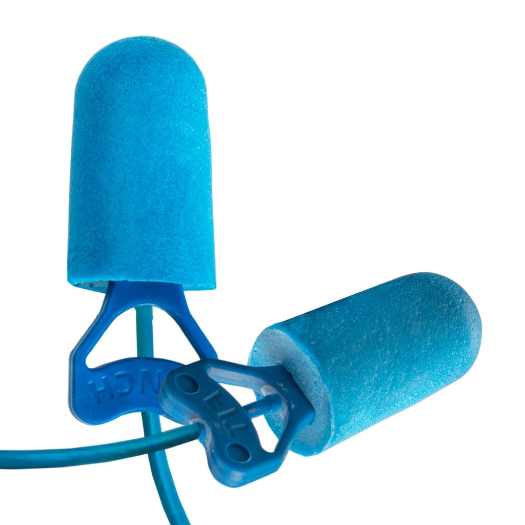 [PF-D-ANZ] Pinch Fit™ BioSoft™ Earplugs Class 5 Metal Detectable Corded (100 Pairs)