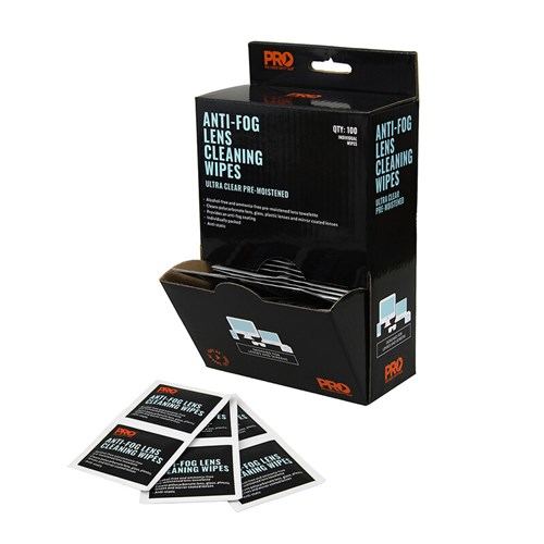 [AFW100] Anti-Fog Lens Wipes 100 Pack