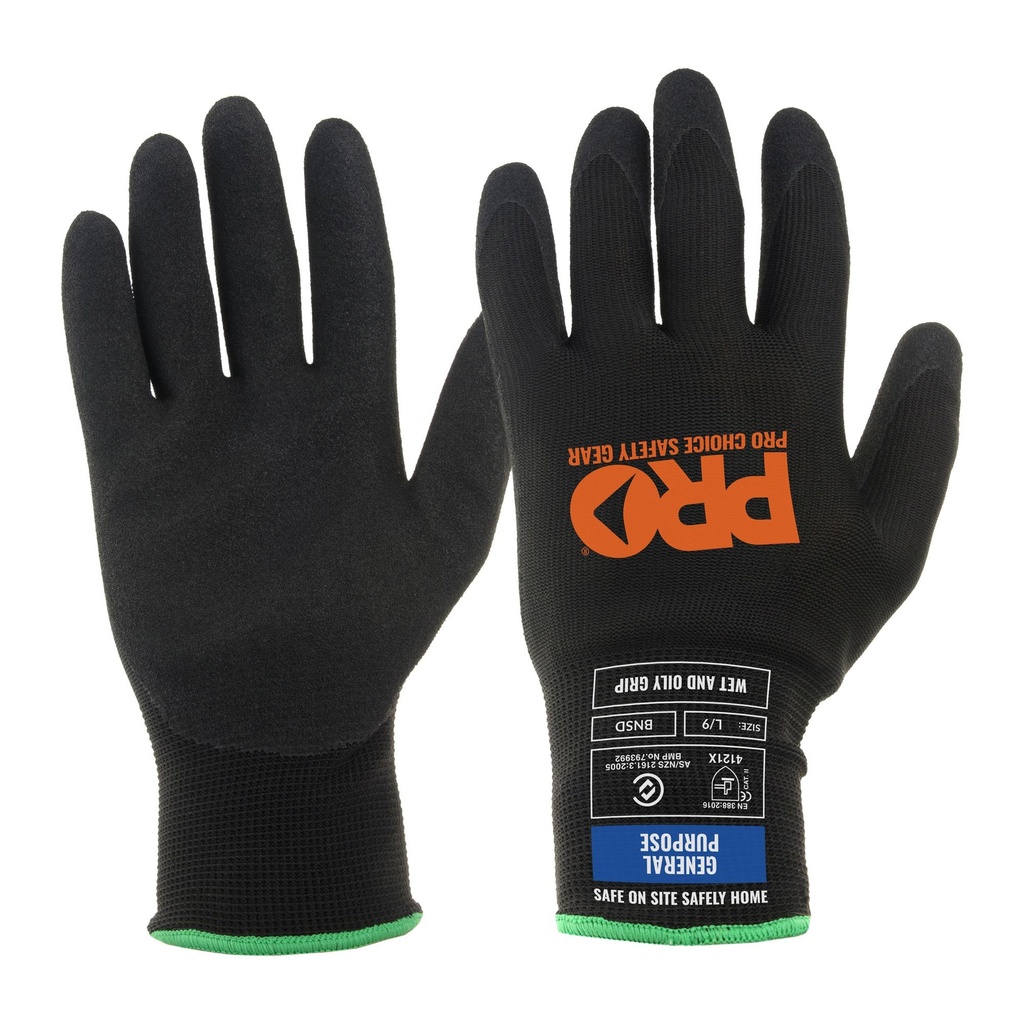 [BNSD_10] Prosense Sand Grip Nitrile Glove (10)