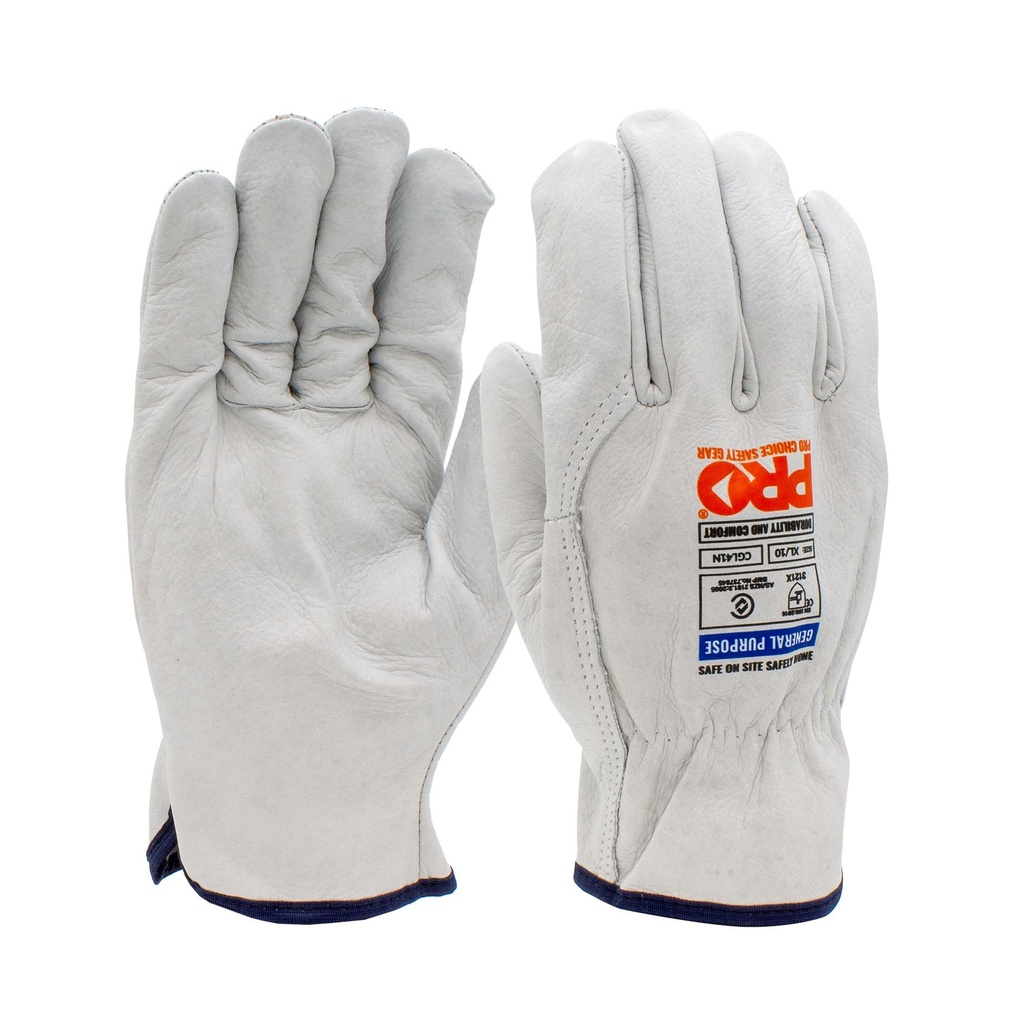 [CGL41N_S] Riggamate Natural Cowgrain Gloves (S)