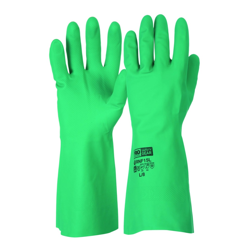[RNF15_S] Green Nitrile Gloves (S)