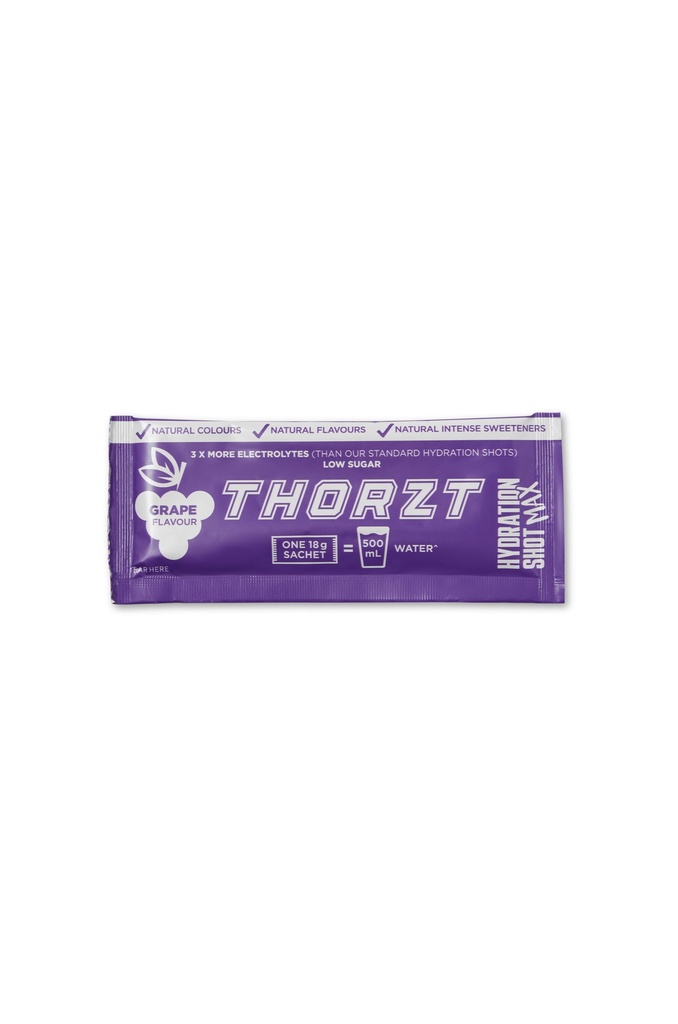 [SSMIXGR500] High Electrolyte Low Sugar Hydration Shot Max Powders - Grape
