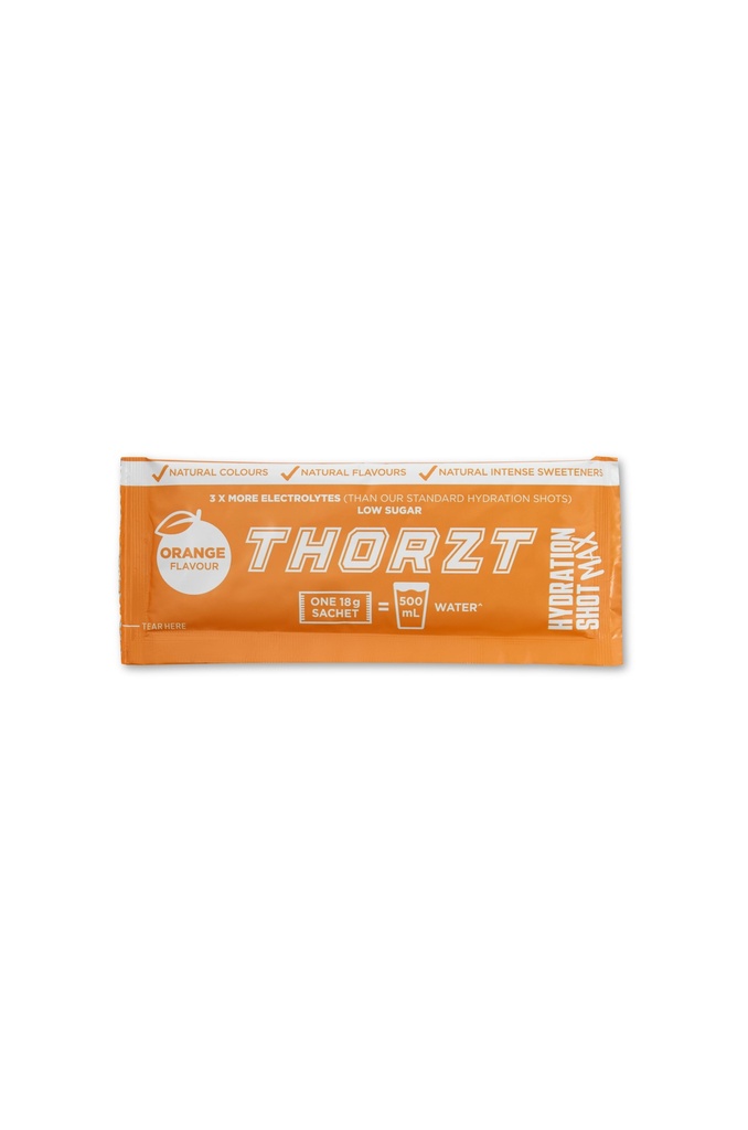 [SSMIXOR500] High Electrolyte Low Sugar Hydration Shot Max Powders - Orange