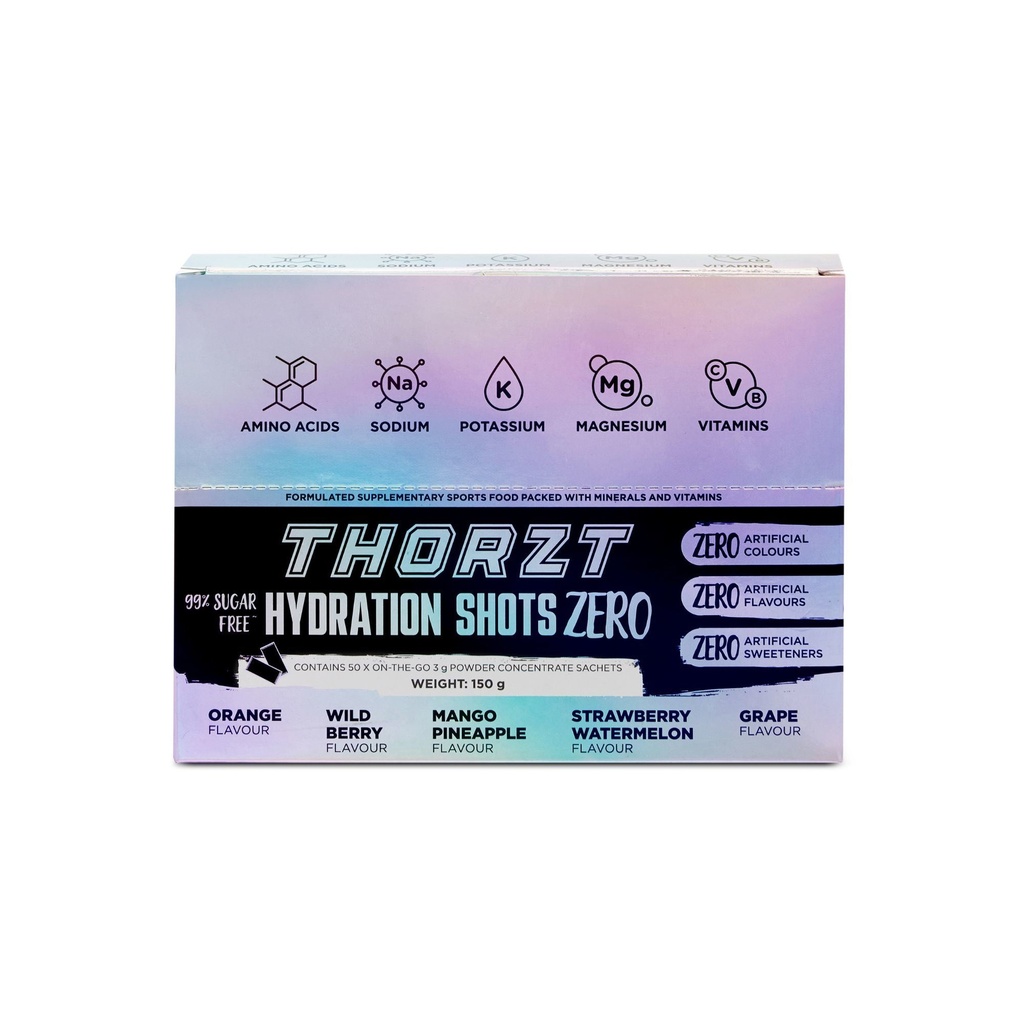 [SSSFZERO] 99% Sugar Free Hydration Shot Zero Natural Mixed Flavours