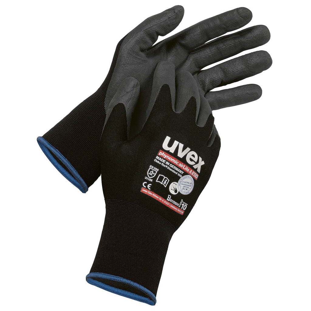 uvex phynomic airLite A ESD glove - sz