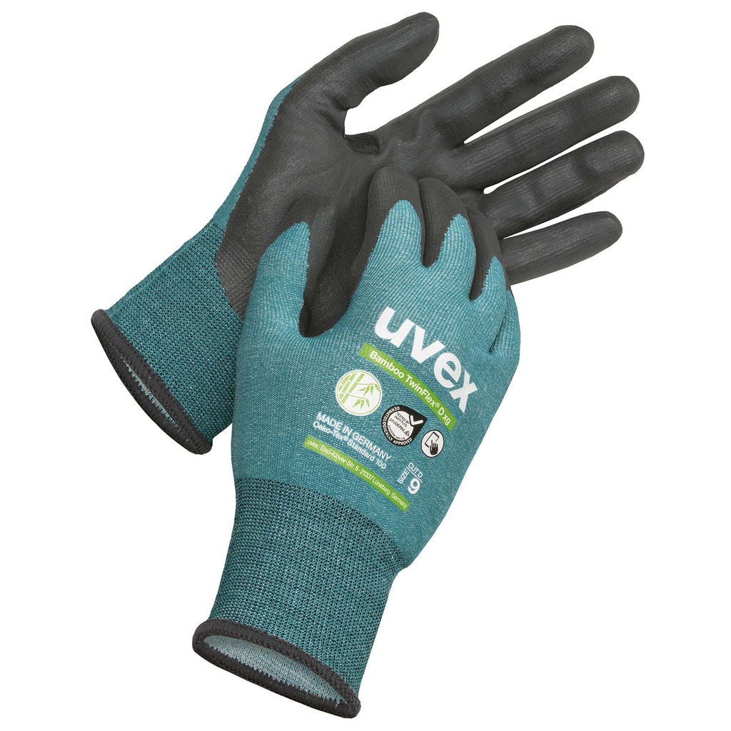 uvex Bamboo TwinFlex D xg glove - sz