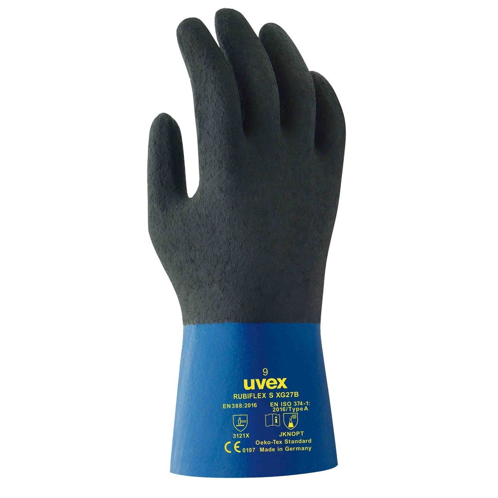Rubiflex XG27B blue special NBR + XtraGrip palm coating Size