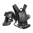 TRIDENT® HEXHALE® PAPR Complete System with Fast-Charging Extended Battery & Backpack & PAPR Lamp Bracket