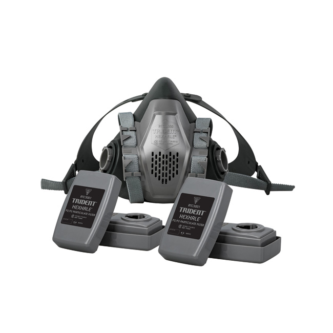 TRIDENT® HEXHALE® Asbestos and Silica Wet Work Respirator Kit