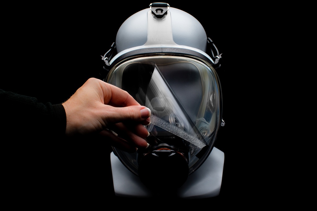 [PAF-1018] CleanSpace® Full Face Mask Tear off Visor Anti-Scratch Protectors (pk 10)