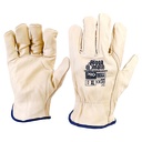 Riggamate Beige Premium Cowgrain Gloves