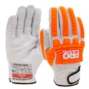 Goat Grain Leather Cut F Impact Rigger Gloves