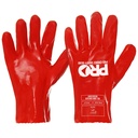 27cm Red PVC Gloves Large