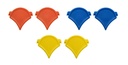 CleanSpace® Mask ID badges (blue, green, rose) 10 pk