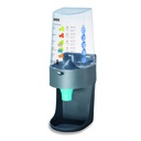 uvex Plug Dispenser, Blue Base, Clear Jar (Empty)